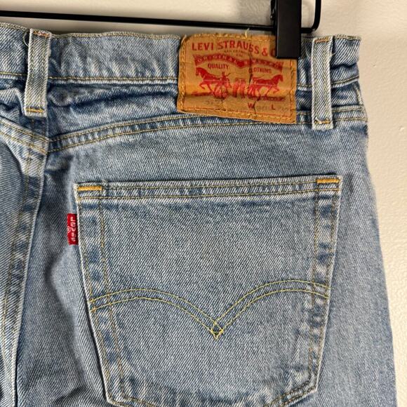 Vintage Levi's 512 Women's High Rise Tapered Straight Leg Jeans Y2K 90s 30x32 - Picture 7 of 11